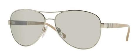 burberry zonnebril be 3080|BURBERRY Sunglasses BE 3080 10056V Silver .